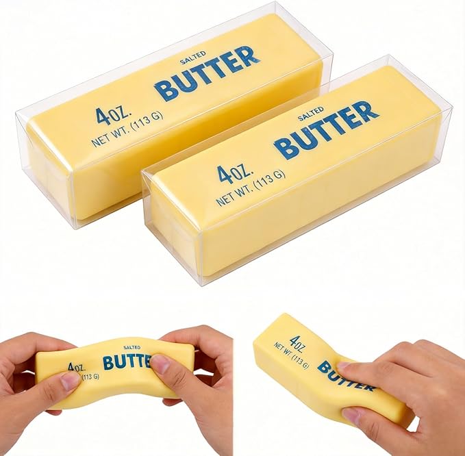 Midou Slow Rising Dumpling Squishy Butter Squeeze Toy Sensory Stress Relief Squishies Soft & Stretchy Fidget Toys for Anxiety Relief Party Favors 1Pcs